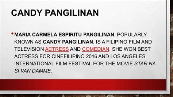 Candy Pangilinan Biography, Age, Height, Husband, Net Worth, Family