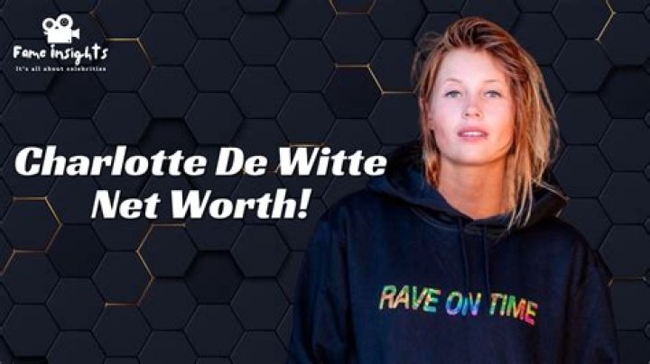 Charlotte de Witte Biography, Age, Height, Husband, Net Worth, Family