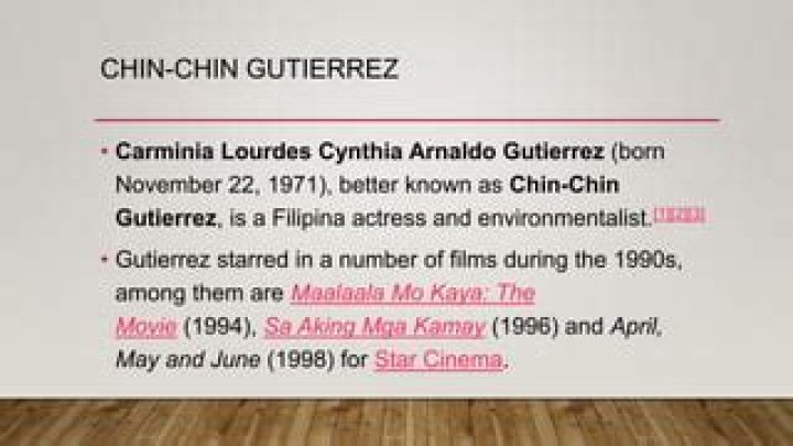 Chin Chin Gutierrez Biography, Age, Height, Husband, Net Worth, Family