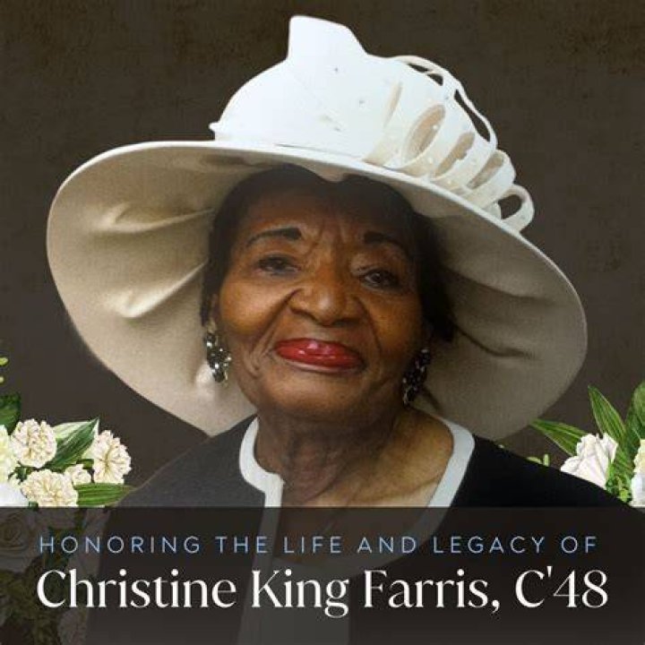 Christine King Farris biografía, edad, altura, esposa, net worth, familia