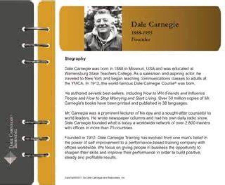 Dale Carnegie Biography, Age, Height, Wife, Net Worth, Family