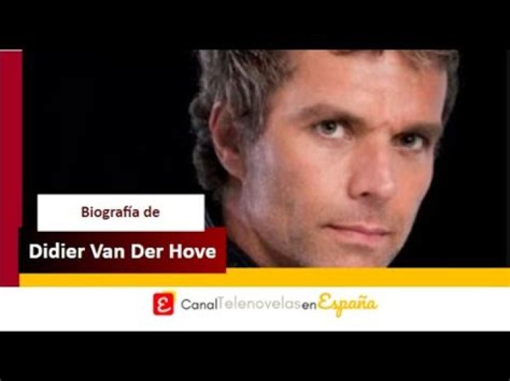 Didier van der Hove biografía, edad, altura, esposo, net worth, familia