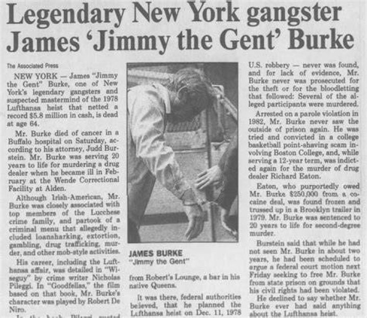 James Burke (gangster) Biography, Age, Height, Wife, Net Worth and Family