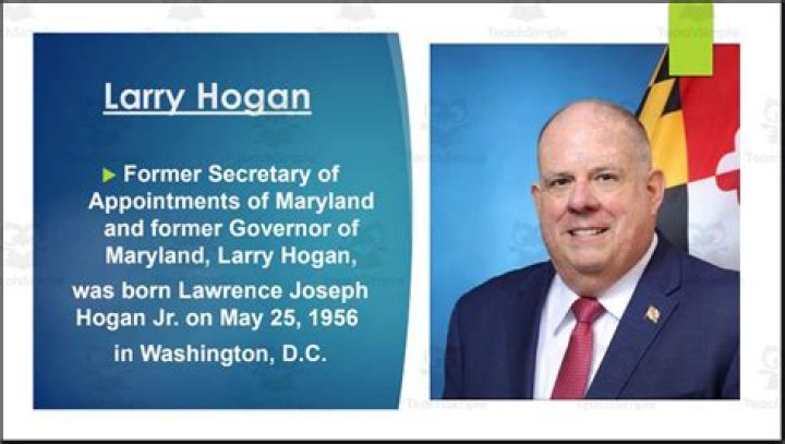 Larry Hogan Biography, Age, Height, Wife, Net Worth, Family