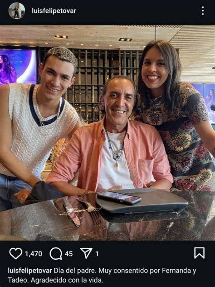 Luis Felipe Tovar biografía, edad, altura, esposo, net worth, familia