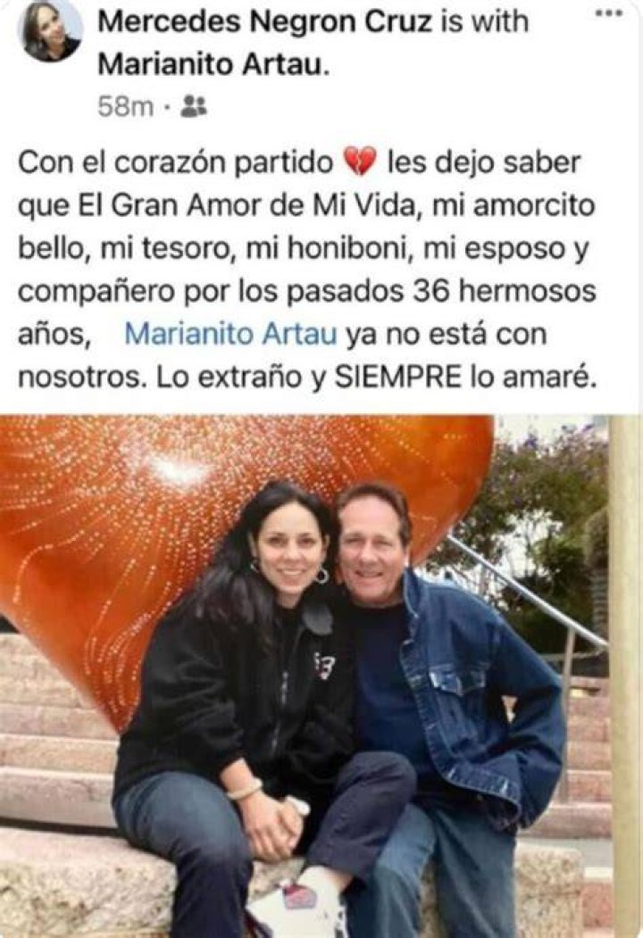Mariano Artau biografía, edad, altura, esposo, net worth, familia