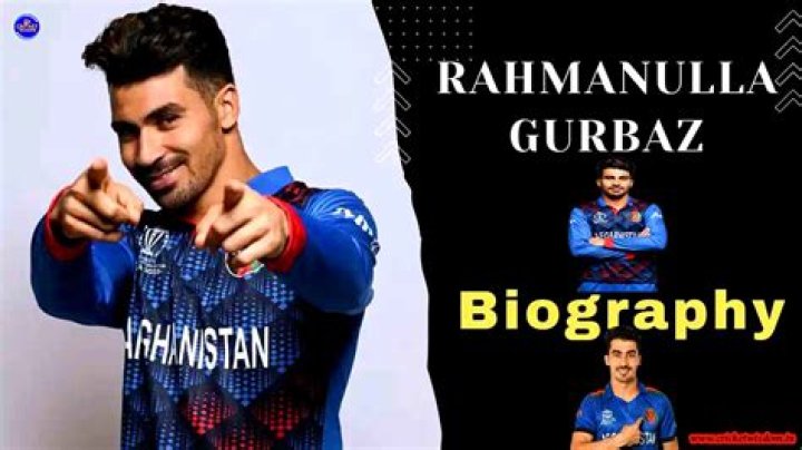 Rahmanullah Gurbaz Biography, Age, Height, Wife, Net Worth, Family
