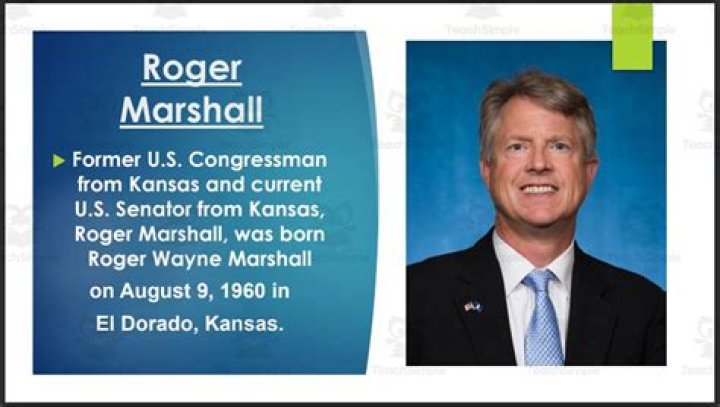 Roger Marshall Biography, Age, Height, Wife, Net Worth, Family