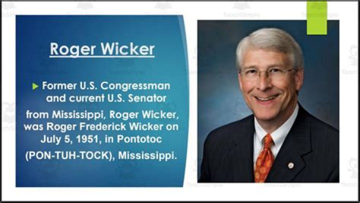 Roger Wicker Biography, Age, Height, Wife, Net Worth, Family