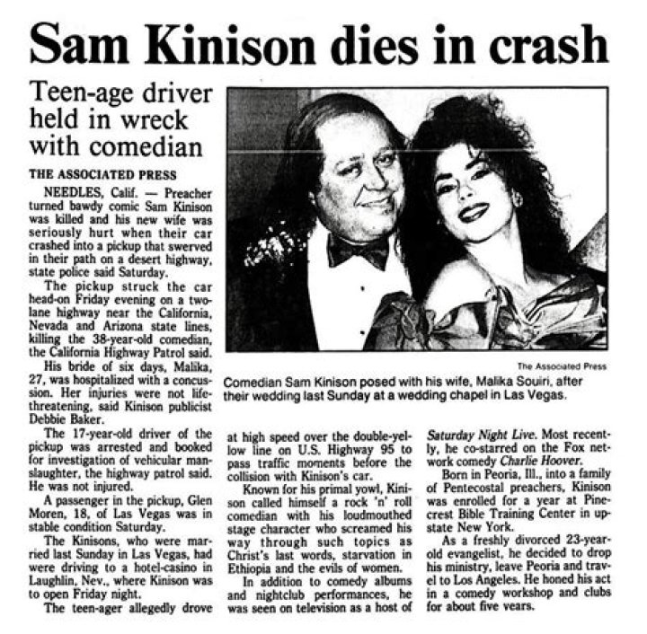 Sam Kinison Biography, Age, Height, Wife, Net Worth, Family